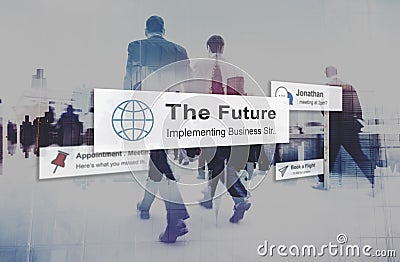 The Future Plan Strategy Vision Innovation Development Concept Stock Photo