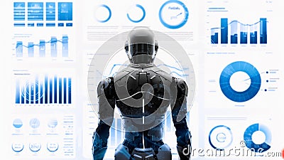 Future robot engineering LLM artificial intelligence AI solutions with LISP Cartoon Illustration