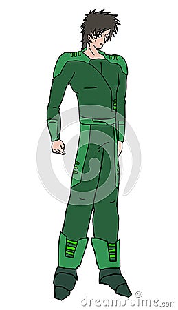 Future soldier Vector Illustration