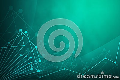 Future technology concept abstract background. Stock Photo