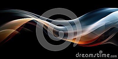 Futuristic abstract backdrop: high-tech elements, precision patterns, vibrant hues. Luminescent lines merge innovation Stock Photo