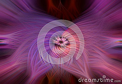 Futuristic abstract background with colors. Swirl effect with colored laser beams. Stock Photo