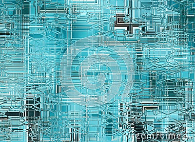 futuristic abstract glass transparent backgrounds. digital smooth texture Stock Photo