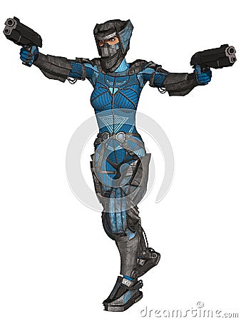 Futuristic Battle Suit Stock Photo