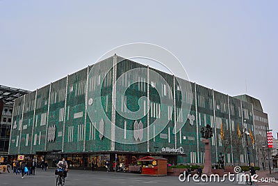 Futuristic building, shopping mall Editorial Stock Photo