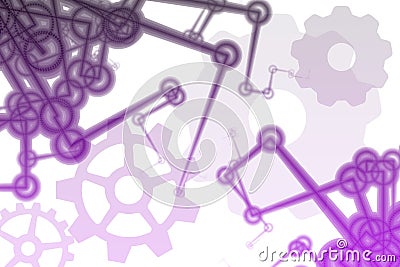 Futuristic Factory Robot Arms Abstract Stock Photo