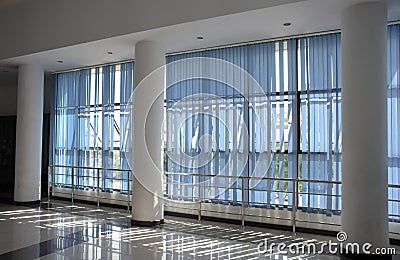 Futuristic guangzhou Airport interior Stock Photo