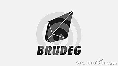 FUTURISTIC LOGO OF GREAT COMPANY Vector Illustration