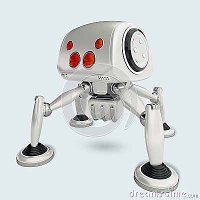 Futuristic spiderbot concept Stock Photo