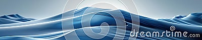 Futuristic Twisted Lines - Abstract 3D Rendering of a Modern Background Design Stock Photo