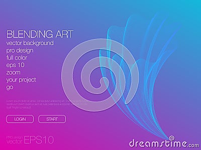 Futuristic user interface. UI Technology background vector Vector Illustration
