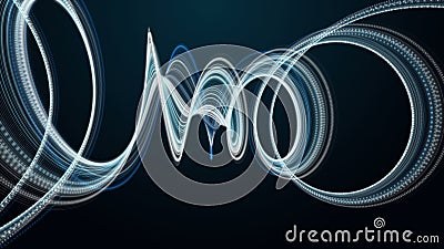 Mysterious Blinking Shape in Green and Blue on Black Background, Sci-fi  Element, Matrix, Blender Animation Stock Video - Video of abstract,  digital: 203000785