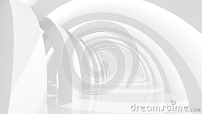 Futuristic white background Stock Photo