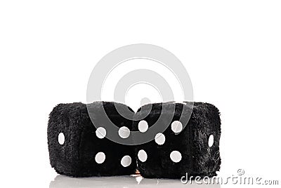 Fuzzy Dice Stock Photo