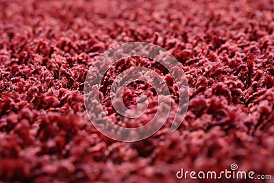 Fuzzy rug Stock Photo