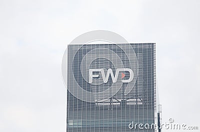 FWD insurance business of investment group Editorial Stock Photo