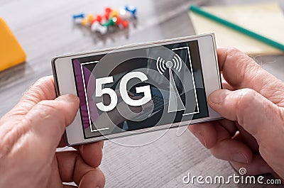 Concept of 5g Stock Photo