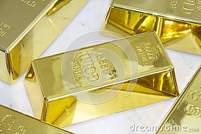 Gold Bars Stock Photo