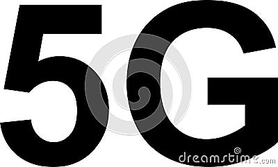 5 g icon. Signal bar 5g icon vector. 5G technology. 5G internet network vector high speed mobile net technology Vector Illustration