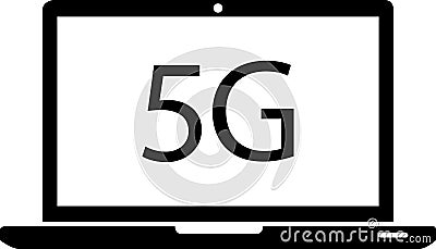 5 g icon. Signal bar 5g icon vector. 5G technology. 5G internet network vector high speed mobile net technology Vector Illustration