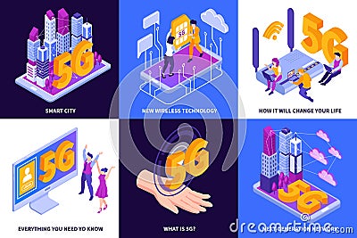 5G Internet Design Concept Vector Illustration