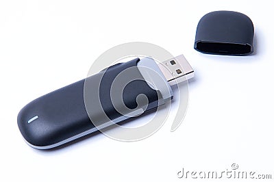 3G LTE broadband USB Stick Stock Photo