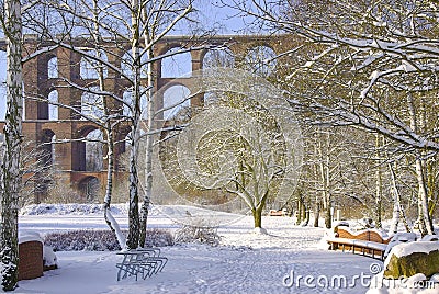 Göltzsch Viaduct, Saxony, Germany Stock Photo