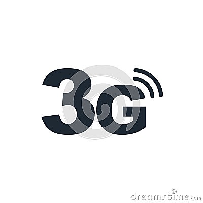 3g mode technology icon Vector Illustration