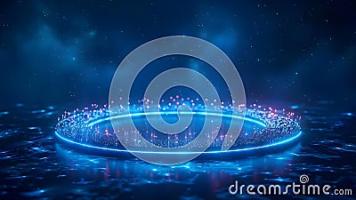 5G network enables fast internet cloud computing data storage and global connectivity. Concept 5G Stock Photo