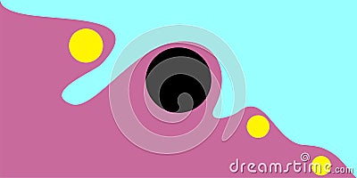 g premium abstract with circle touch Stock Photo