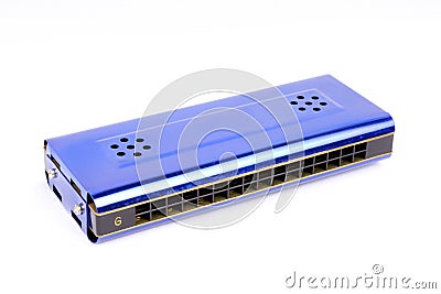 G-Scale Harmonica Stock Photo