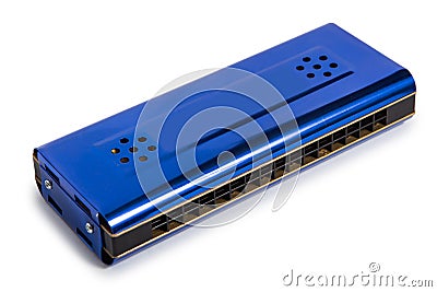 G-Scale Harmonica Stock Photo