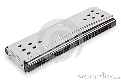 G-Scale Harmonica Stock Photo