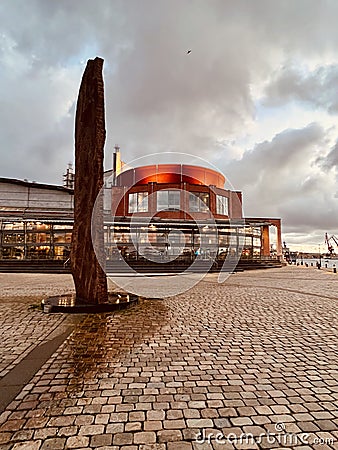 Göteborgsoperan, the opera house of the Swedish city of Gothenburg, Sweden Stock Photo