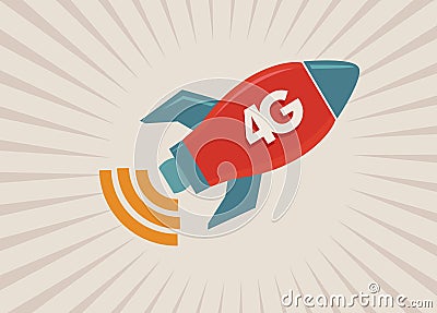 4G Wifi Net Connection Stock Photo