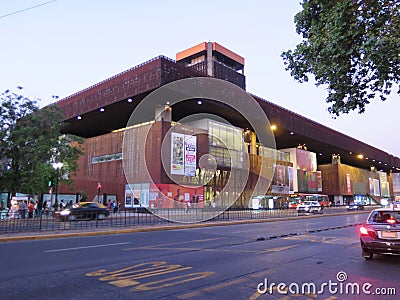 Gabriela Mistral Museum in Santiago de Chile Editorial Stock Photo