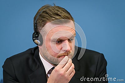 Gabrielius Landsbergis, Foreign Minister of Lithuania, Editorial Stock Photo