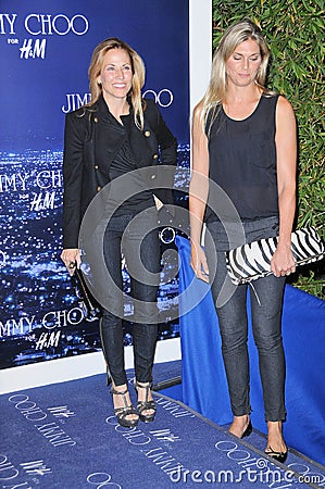 Gabrielle Reece,Sheryl Crow Editorial Stock Photo