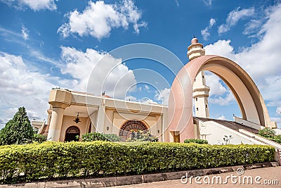 Gaddafi Mosque in Kampala city, Uganda Editorial Stock Photo