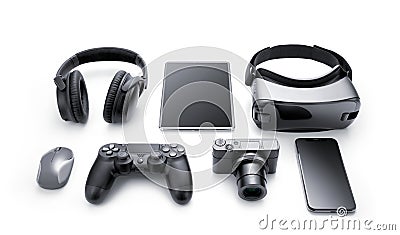 Gadgets and accessories Stock Photo