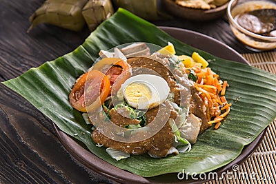 Gado gado, famous indonesian tradtional dish Stock Photo