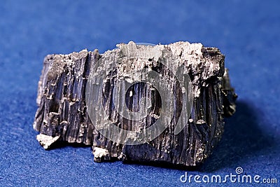 Gadolinium crystals, rare earth gadolinium metal Stock Photo