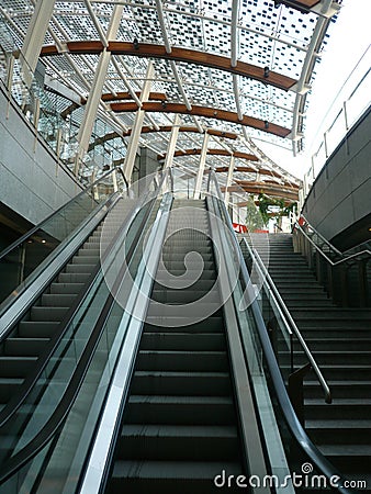 Gae Aulenti square in Milan, Italy Stock Photo