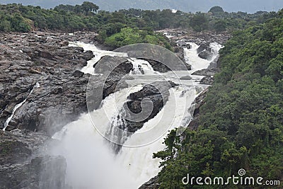 Gaganachukki water falls Stock Photo
