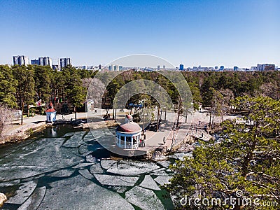 Gagarin Park, Chelyabinsk, Russia Editorial Stock Photo