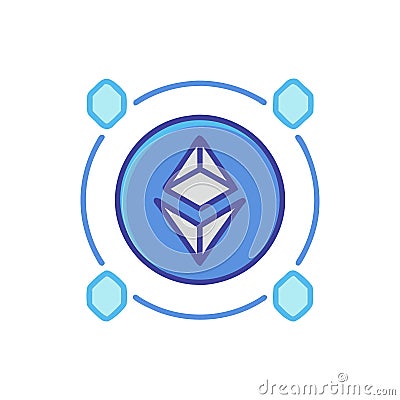Understanding Ethereum Blockchain Technology Stock Photo