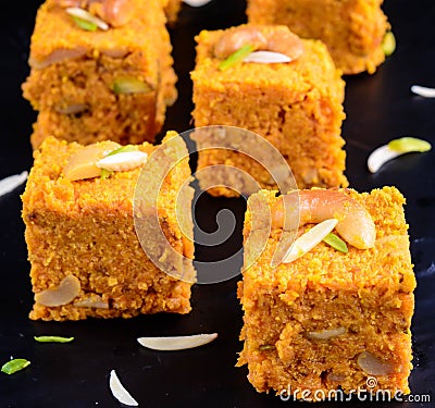 Gajar Halwa Chowki Stock Photo