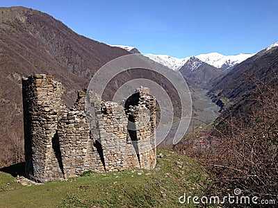 Galaja Tower in Azerbaijan Stock Photo