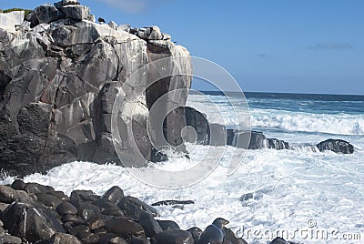 Galapagos islands rocks Stock Photo