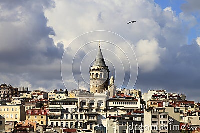 Galata Tower, Istanbul Stock Photo